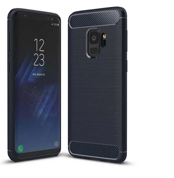 Galaxy S9 Kılıf Zore Room Silikon Kapak - Lacivert - 1