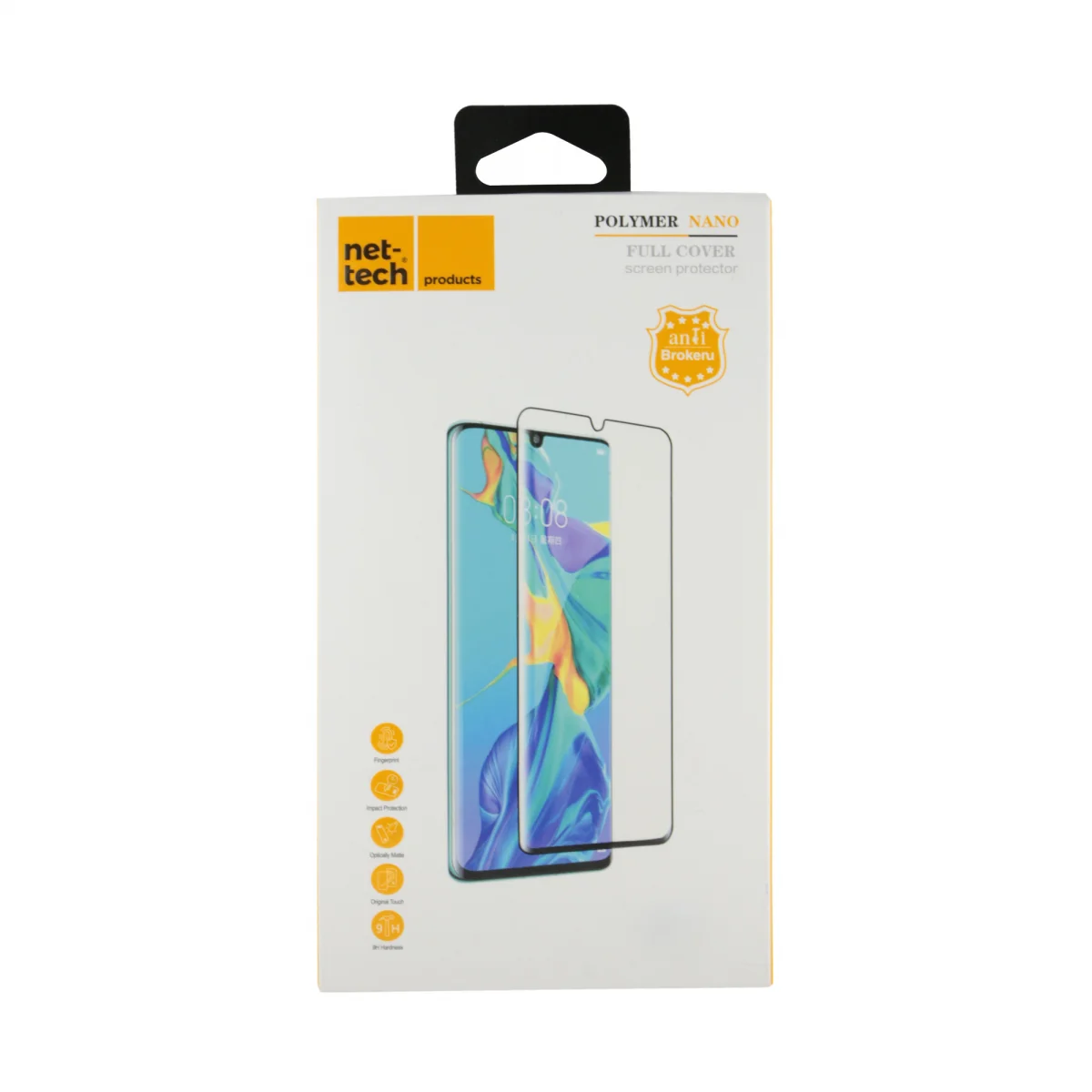 Nettech Huawei P30 Pro Uyumlu Ön Koruma Nano Ekran Koruyucu (Siyah) VR-14914