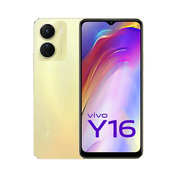 Vivo Y16 - 32 GB - Işıltılı Altın - 1