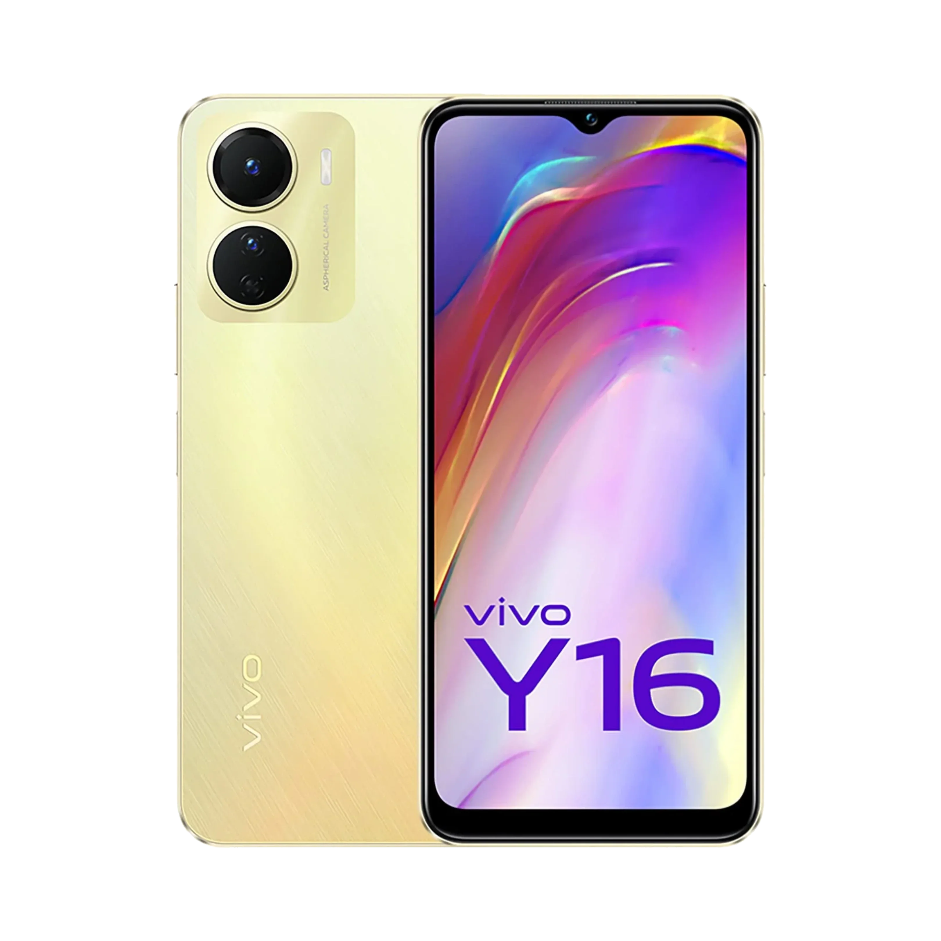 Vivo Y16 - 64 GB - Işıltılı Altın