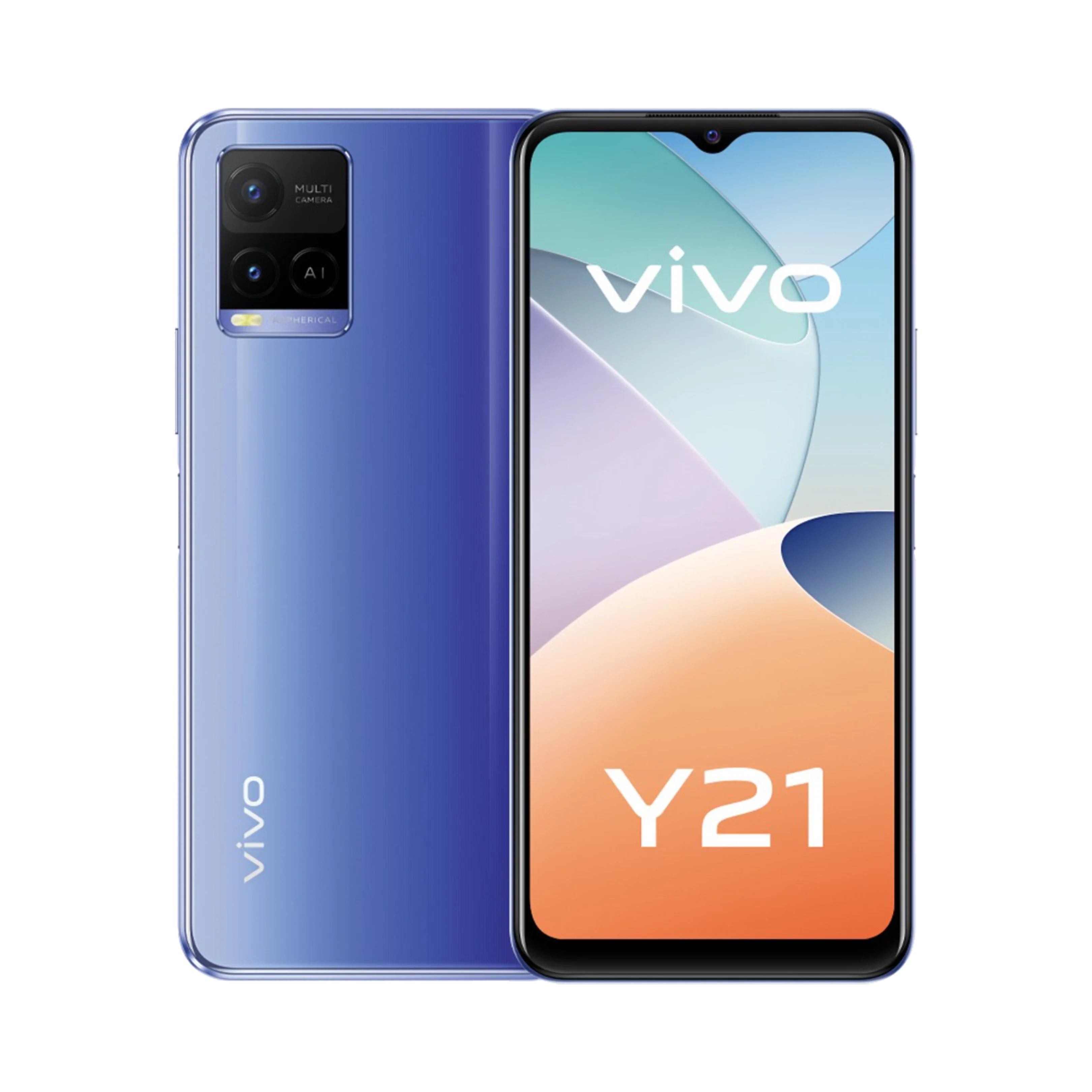 Vivo Y21 - 64 GB - Metalik Mavi