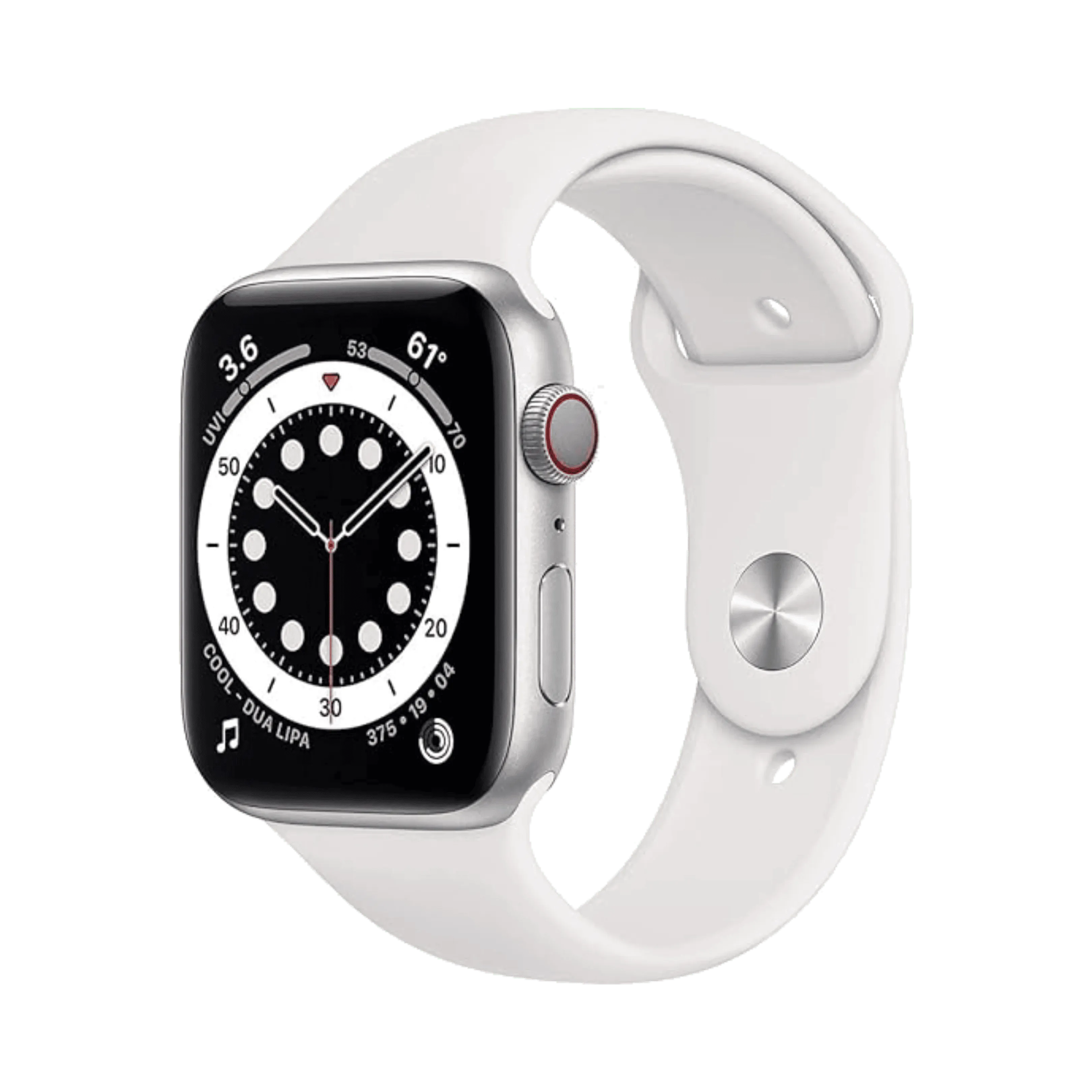 Apple Watch Series 6 - Alüminyum - 44mm - Cellular - Gümüş