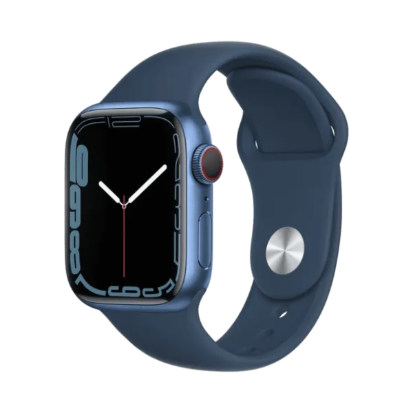 Apple Watch Series 7 - Alüminyum - 41mm - Cellular - Mavi - 1