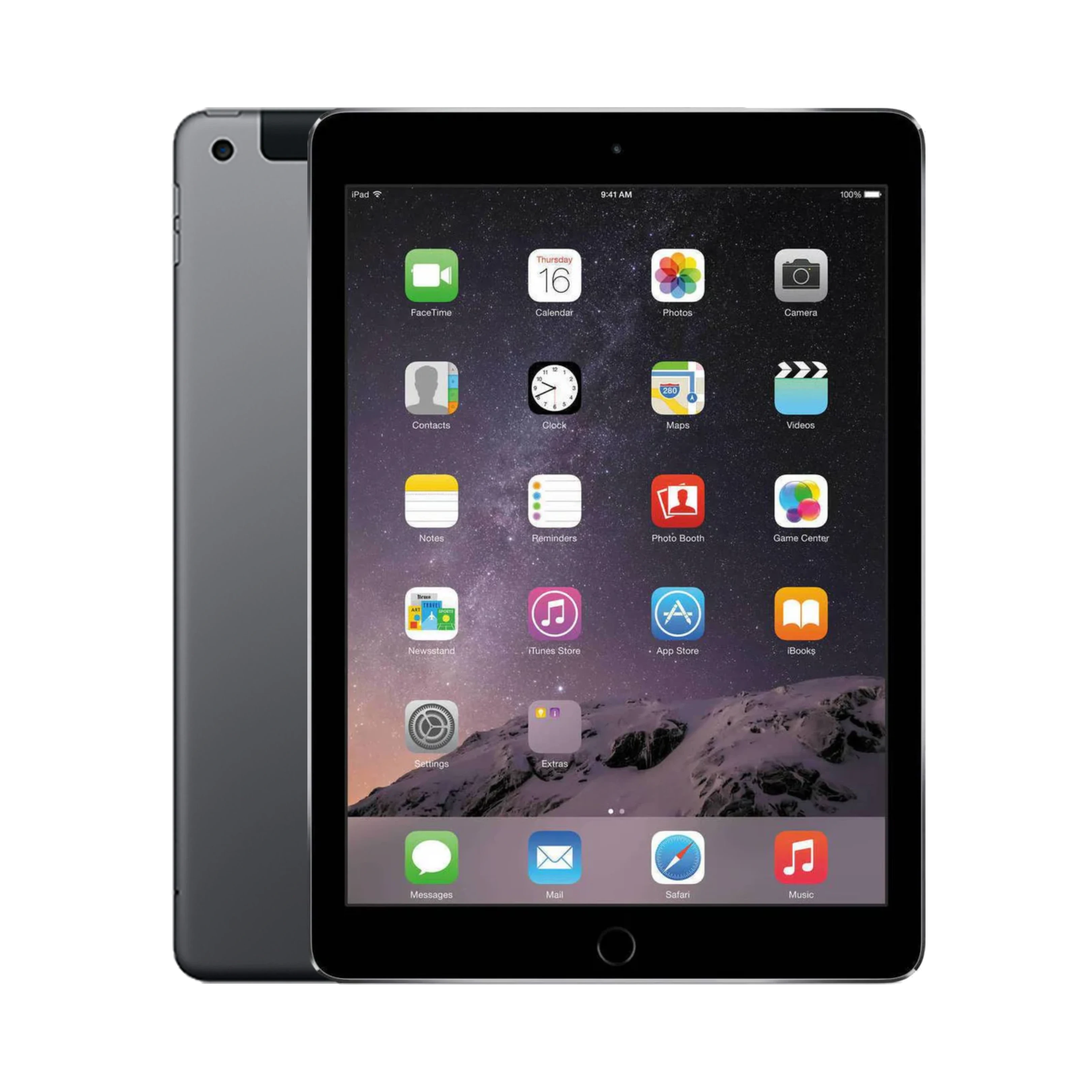 Apple iPad Air (2. Nesil) - 64 GB - 10.9" - Cellular - Uzay Grisi
