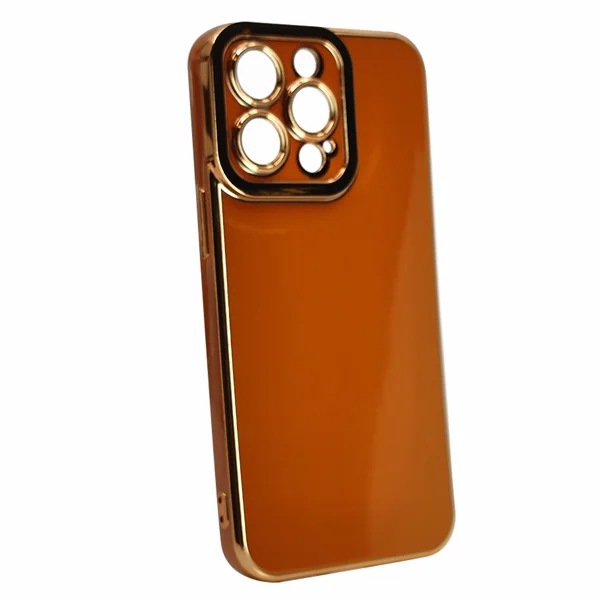 Nettech Apple iPhone 13 Pro Uyumlu Lüx Soft Seri Arka Koruma Kılıf (Kahverengi) NT-97132 - 2