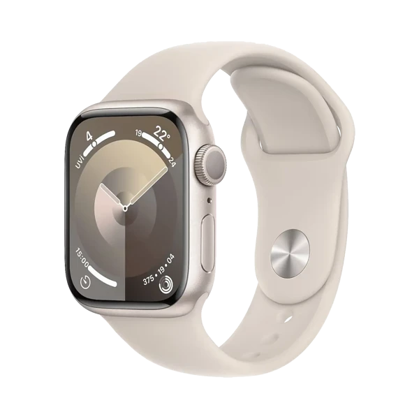Apple Watch Series 9 - Alüminyum - 41mm - GPS - Yıldız Işığı - 1