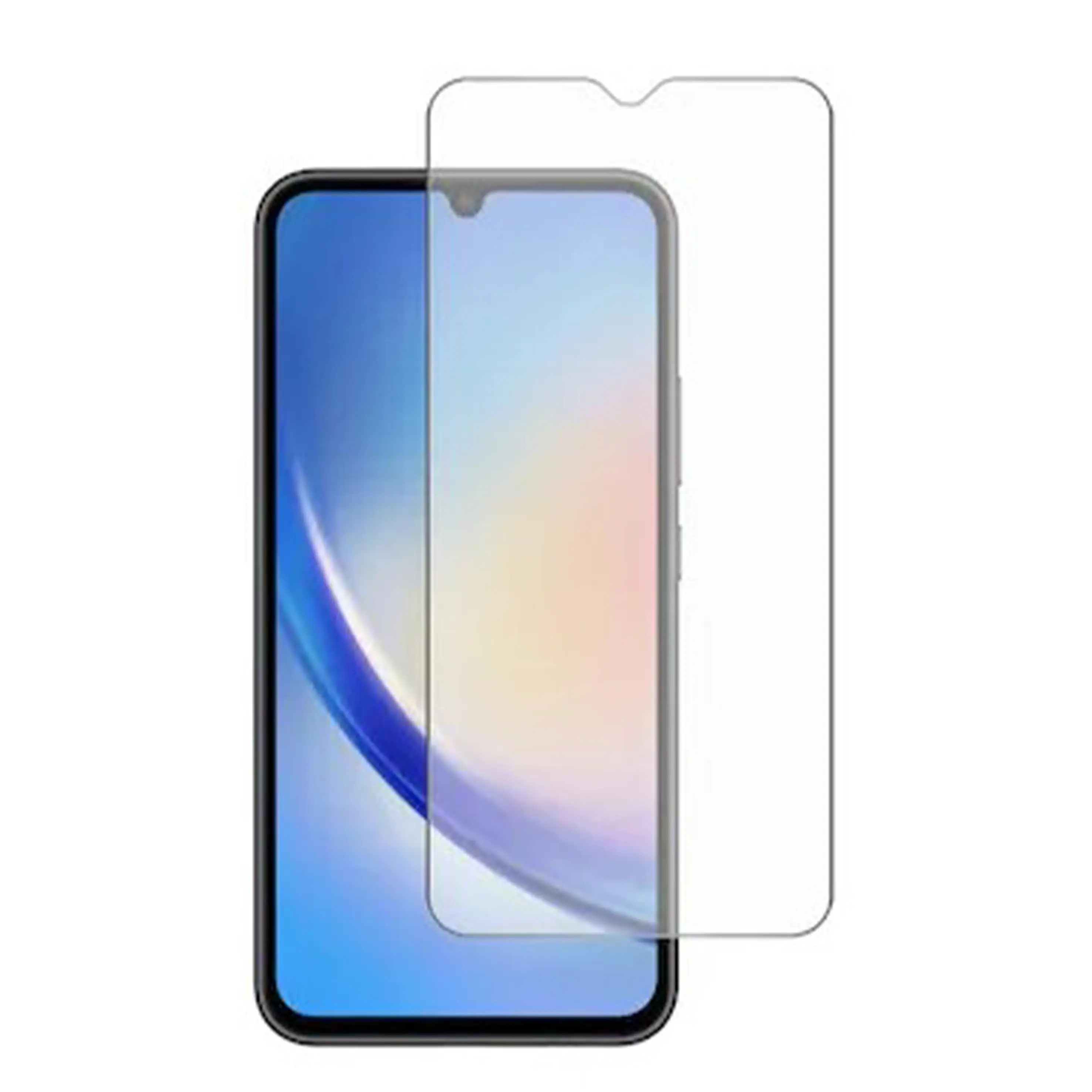 Nettech Samsung Galaxy A34 5G Uyumlu 5D Glas Full Cam Koruyucu (Şeffaf) NT-102887