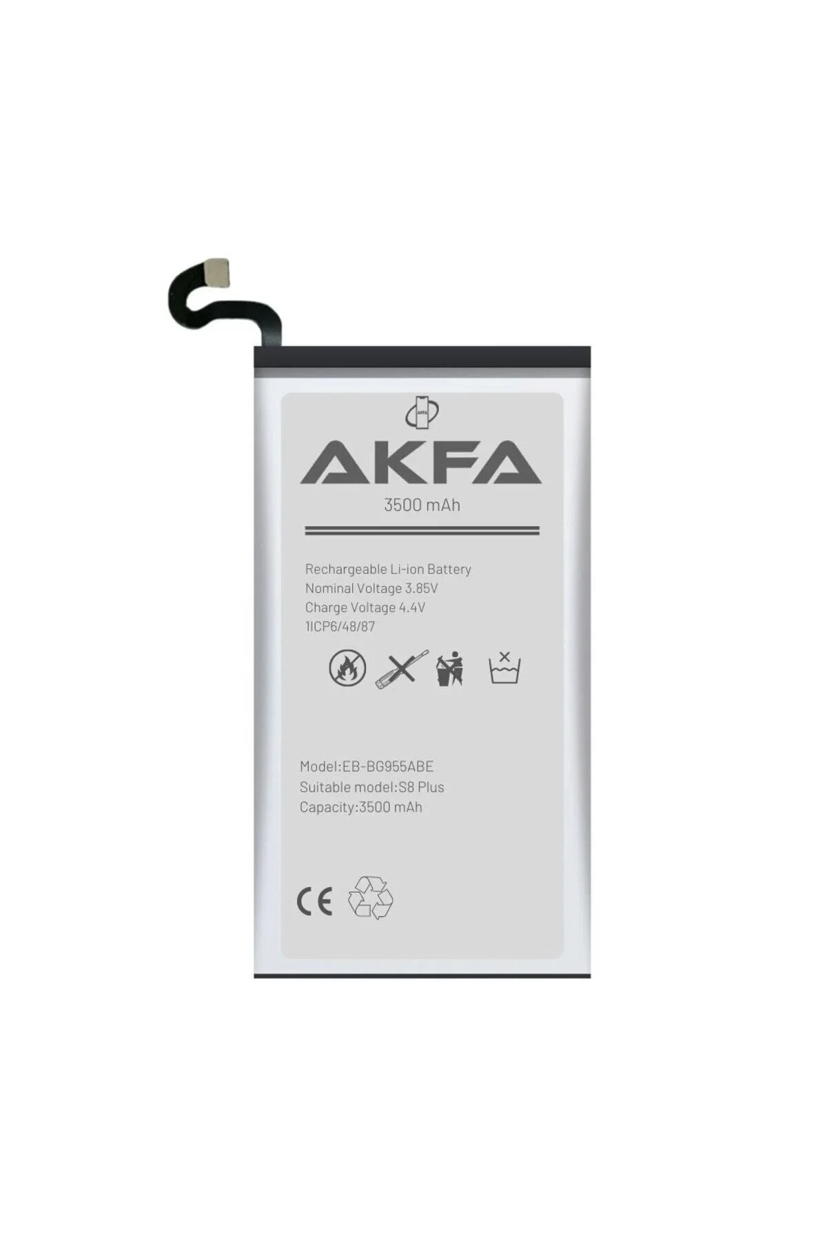 Samsung Galaxy S8 Plus Uyumlu Batarya 4000 mAh