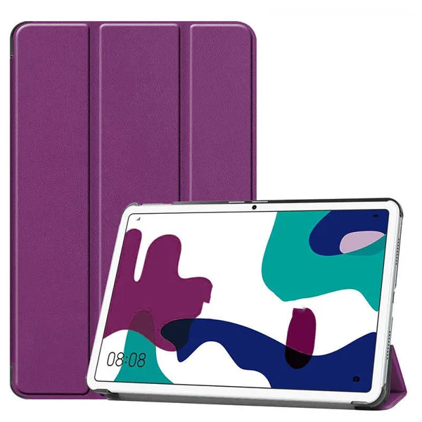 Huawei MatePad 10.4 Zore Smart Cover Standlı 1-1 Kılıf - Mor - 1