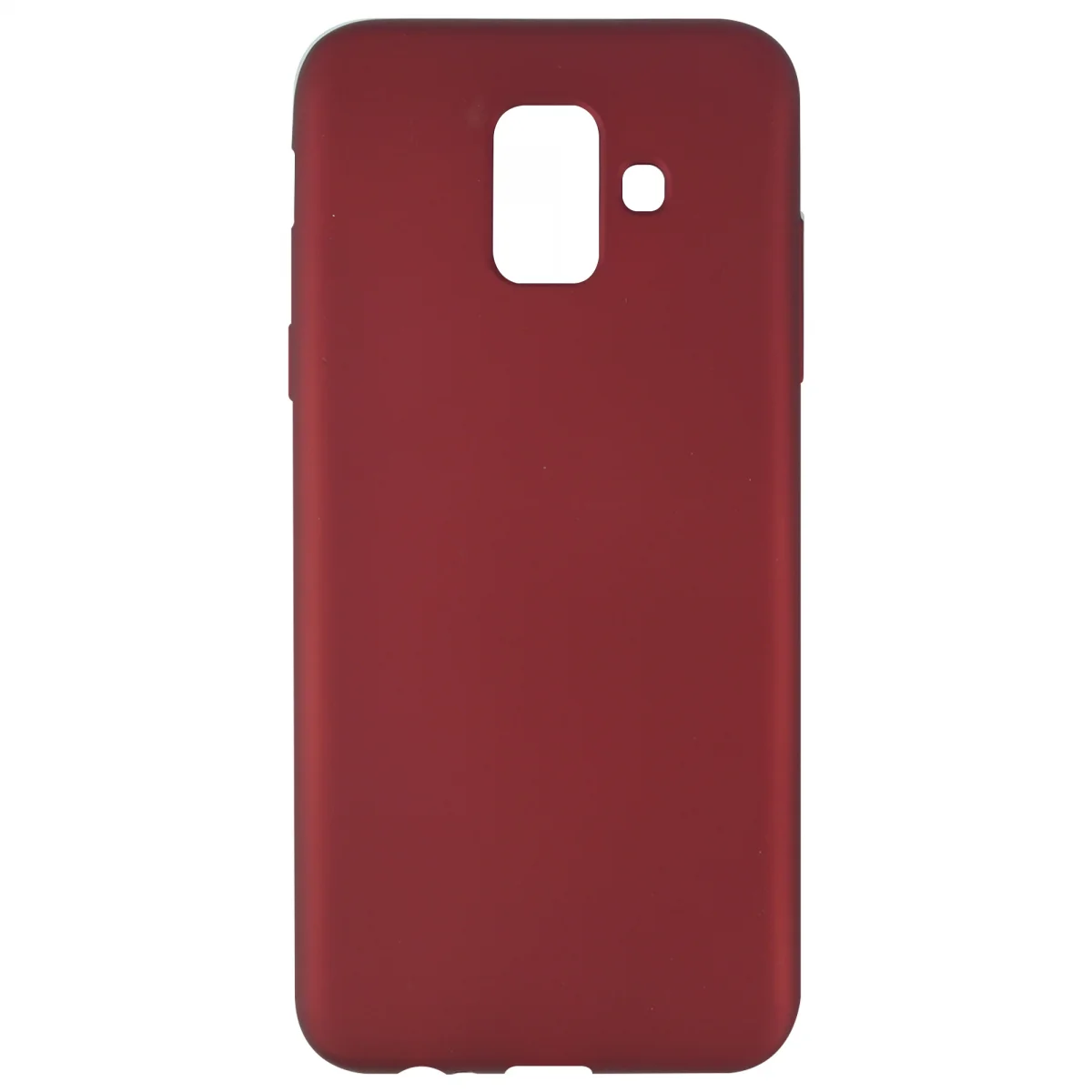 Nettech Samsung Galaxy A600 A6 2018 Uyumlu Suide Arka Koruma Kılıf (Bordo) VR-6411