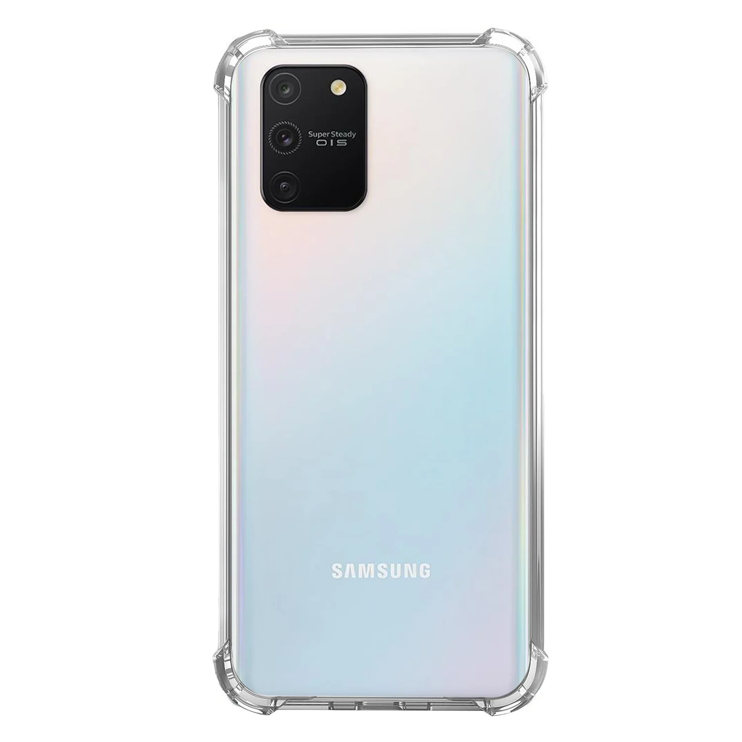Nettech Samsung Galaxy S10 Lite Uyumlu Rarroz Seri Arka Koruma Kılıf (Şeffaf) NT-88116