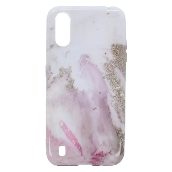 Nettech Samsung Galaxy A01 Uyumlu Mermer Desenli Arka Koruma Kılıf (Karışık/Çok Renkli) NT-79112 - 2