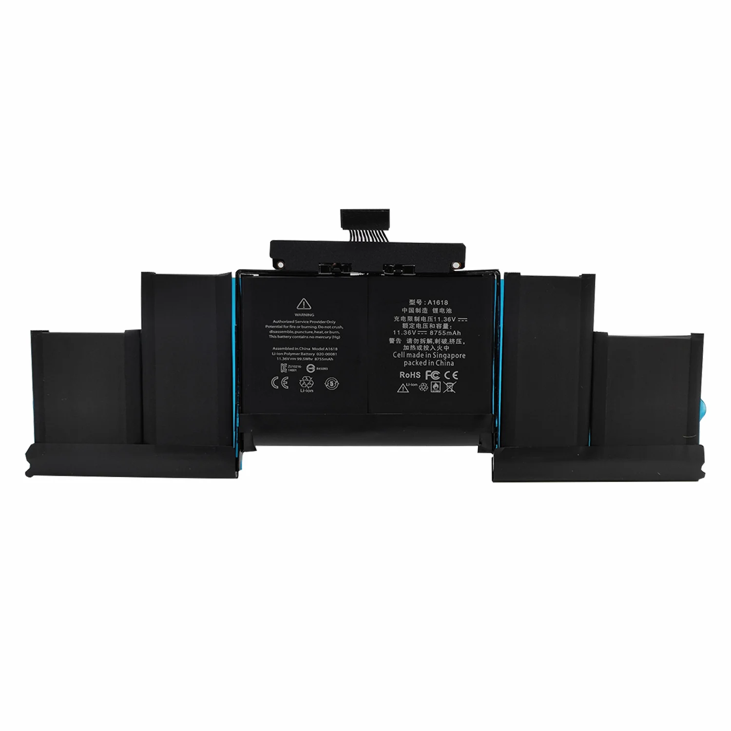 Teknonet Apple MacBook Pro Retina 15 Uyumlu Nettech A1618 8755 mAh Batarya NT-93113