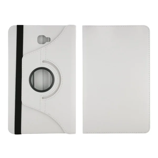 Nettech Samsung Galaxy T580 Tab A 10.1 2016 Uyumlu 360 Kapaklı Kılıf (Beyaz) VR-4238 - 2
