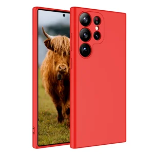 Nettech Samsung Galaxy S23 Ultra Uyumlu Trend Seri Arka Koruma Kılıf (Kırmızı) NT-100346