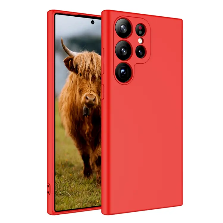 Nettech Samsung Galaxy S23 Ultra Uyumlu Trend Seri Arka Koruma Kılıf (Kırmızı) NT-100346