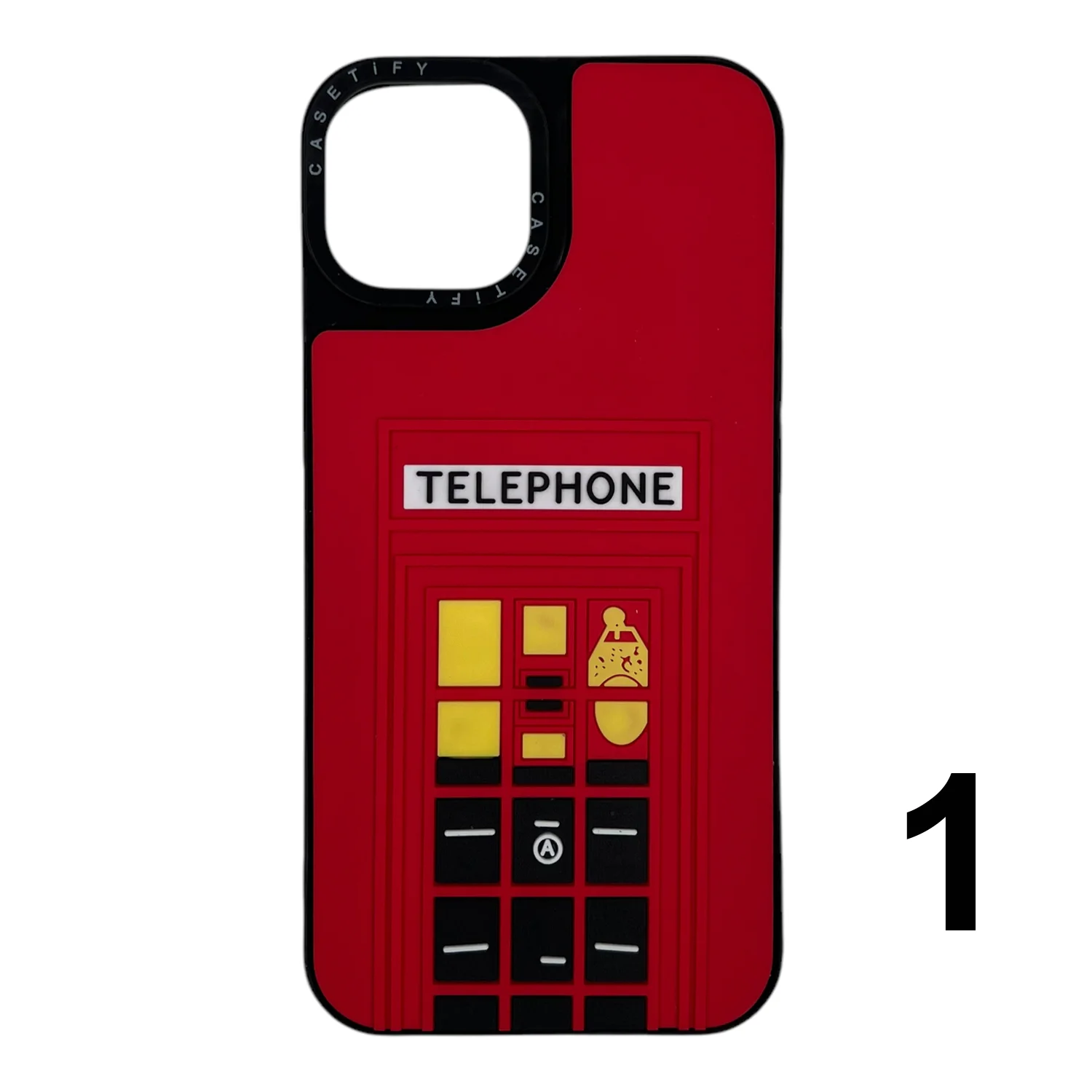 Nettech Apple iPhone 13 Uyumlu Casetify Kabartmalı Arka Koruma Kılıf (Karışık Renk) NT-112025