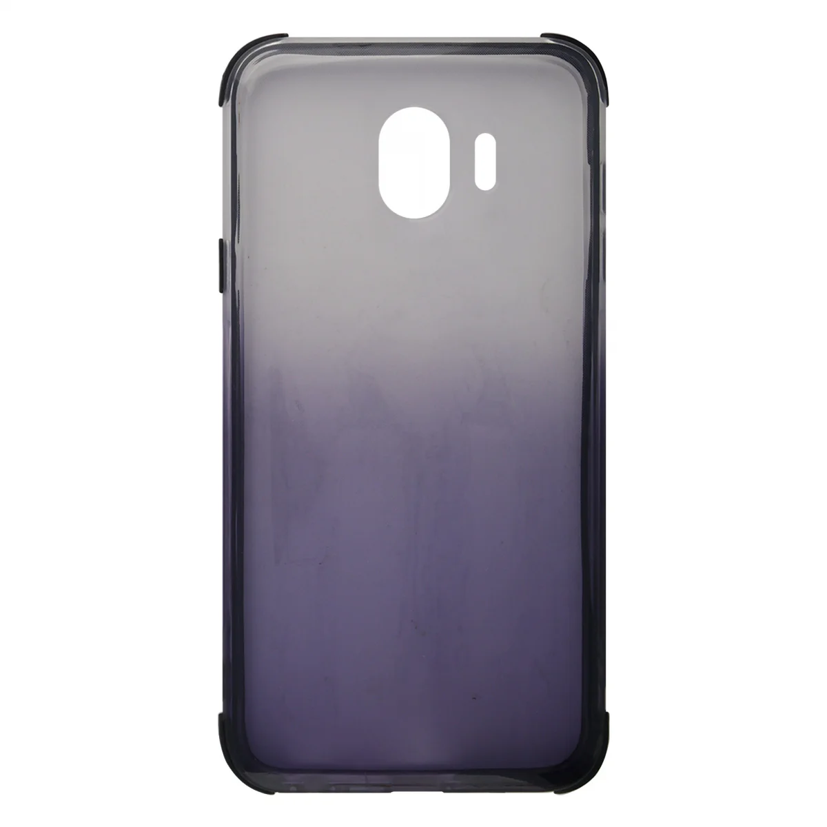 Nettech Samsung Galaxy J400 J4 Uyumlu Transparan Arka Koruma Kılıf (Siyah) VR-11950