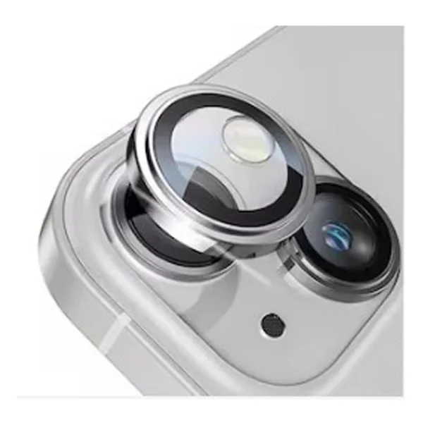 Nettech Apple iPhone 14 Uyumlu Safir Lens Kamera Cam Koruyucu (Gümüş) NT-103553 - 1
