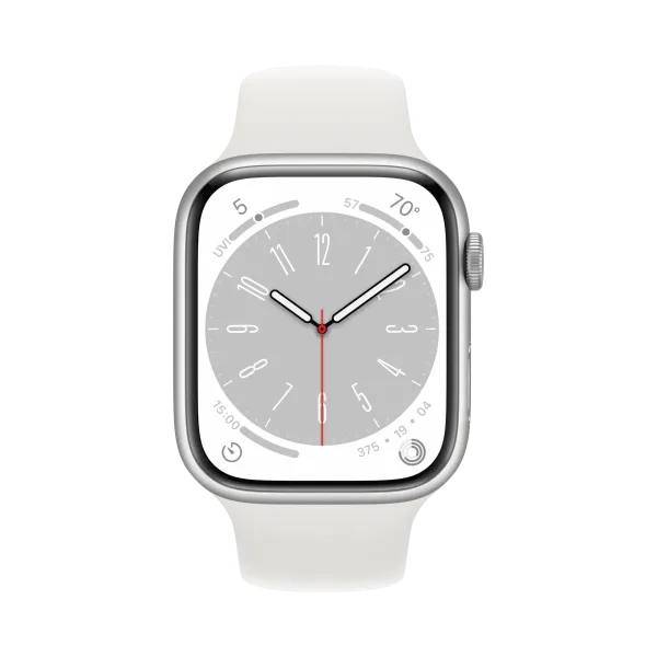 Apple Watch Series 8 - Alüminyum - 45mm - Cellular - Gümüş