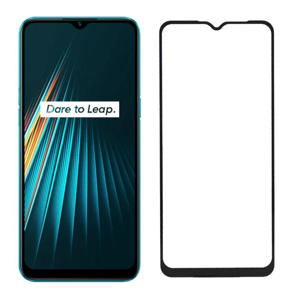 Nettech Realme 5i Uyumlu Ön Koruma Mat Seramik Nano Ekran Koruyucu (Siyah) NT-88541 - 1