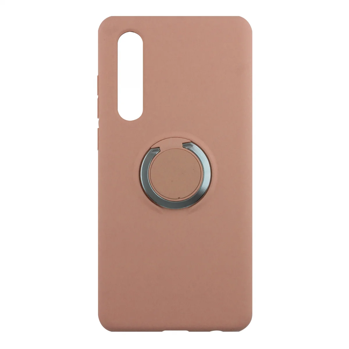 Nettech Huawei P30 Uyumlu Nano Ring Arka Koruma Kılıf (Pembe) VR-15145