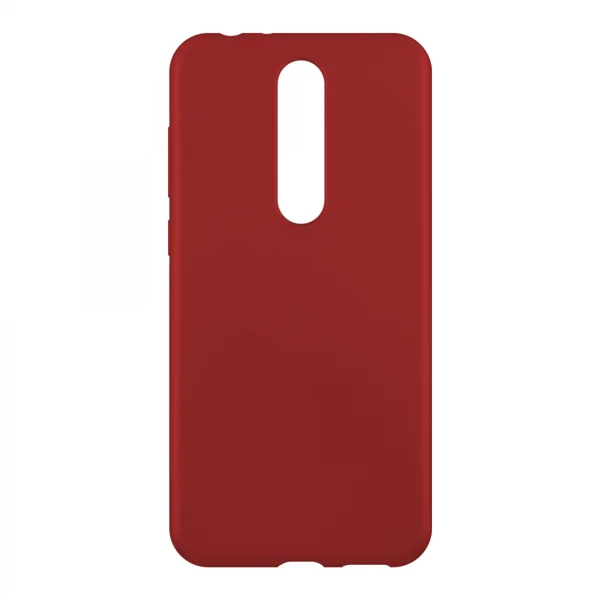 Nettech Nokia 5.1 Plus Uyumlu Suide Arka Koruma Kılıf (Bordo) VR-14308 - 1