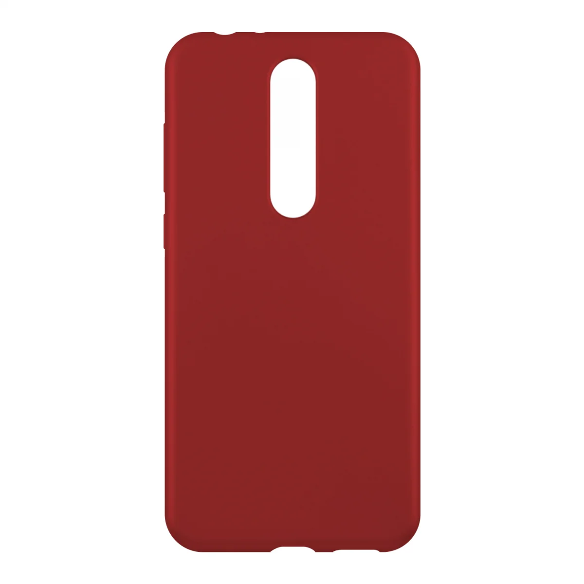 Nettech Nokia 5.1 Plus Uyumlu Suide Arka Koruma Kılıf (Bordo) VR-14308