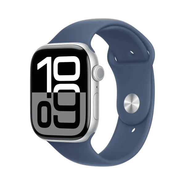 Apple Watch Series 10 - Alüminyum - 46mm - GPS + Cellular - Gümüş - 1