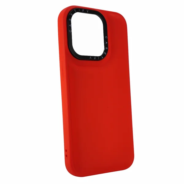 Nettech Apple iPhone 13 Pro Max Uyumlu Casetify Buff Seri Arka Koruma Kılıf (Kırmızı) NT-98219 - 2
