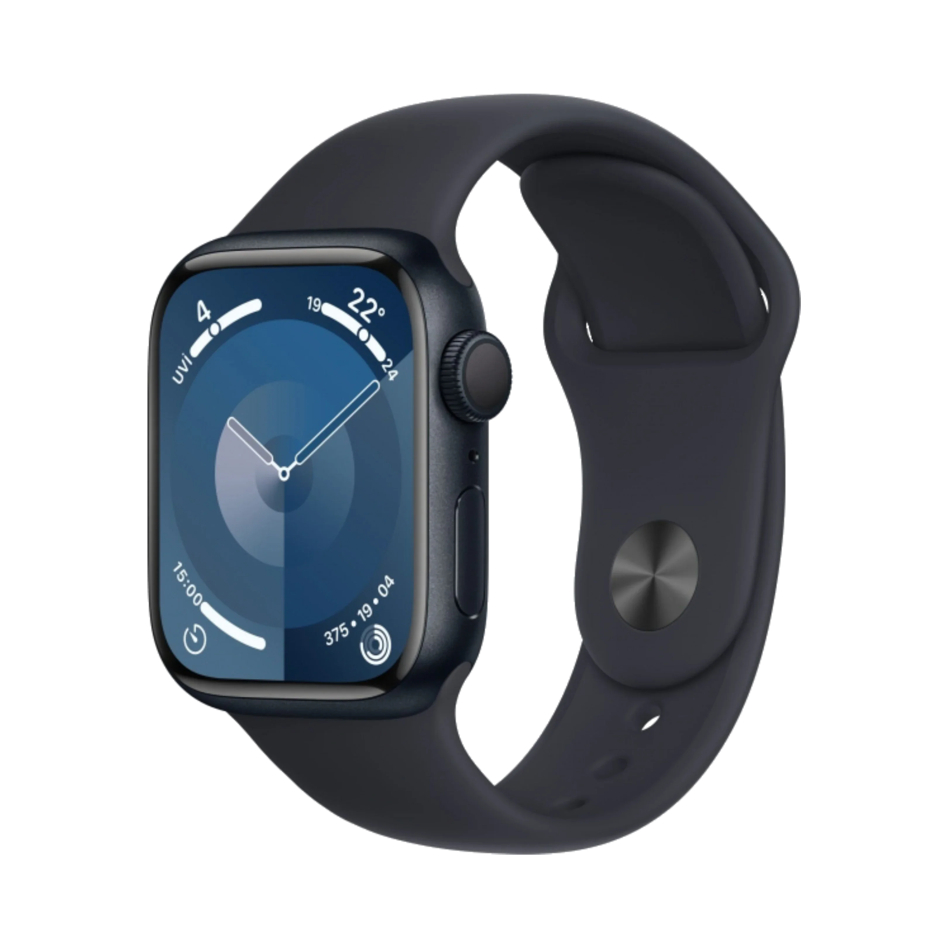 Apple Watch Series 9 - Alüminyum - 41mm - GPS - Gece yarısı
