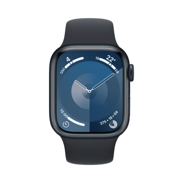 Apple Watch Series 9 - Alüminyum - 41mm - GPS - Gece yarısı