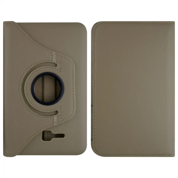 Nettech Samsung Galaxy T111 Tab 3 Lite Uyumlu 360 Kapaklı Kılıf (Gold) VR-4152 - 2