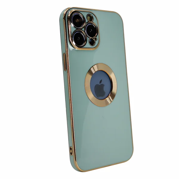 Nettech Apple iPhone 13 Pro Max Uyumlu Halkalı Logo Seri Arka Koruma Kılıf (Yeşil) NT-97173 - 2