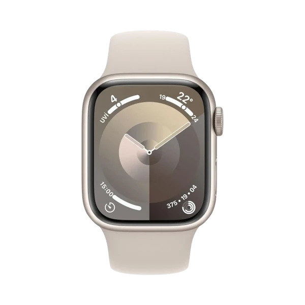 Apple Watch Series 9 - Alüminyum - 41mm - Cellular - Yıldız Işığı - 2