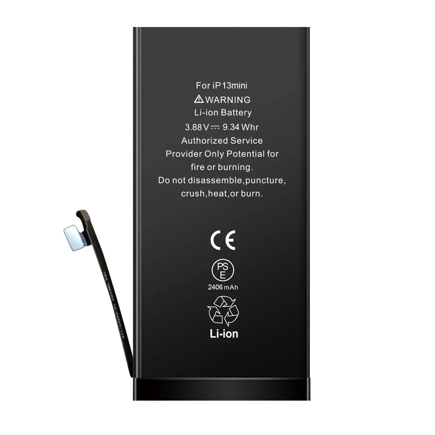 Teknonet Apple iPhone 13 Mini Uyumlu Teknonet Batarya (Siyah) NT-110175