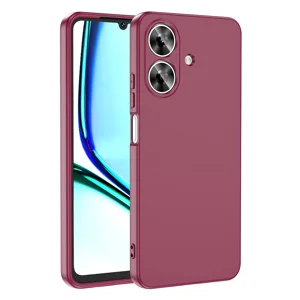 Realme Note 60 Kılıf Zore Mara Lansman Kapak - Koyu Mor