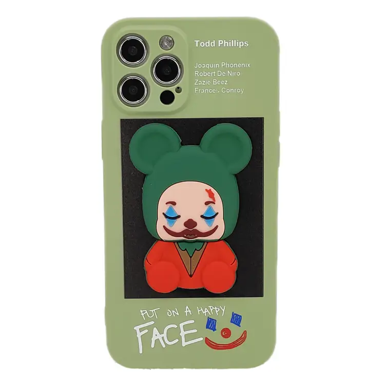Nettech Apple iPhone 12 Pro Max Uyumlu Three D Case Seri Arka Koruma Kılıf (Yeşil) NT-95088