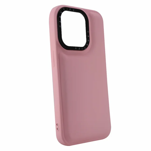 Nettech Apple iPhone 14 Pro Uyumlu Casetify Buff Seri Arka Koruma Kılıf (Pembe) NT-97485 - 2