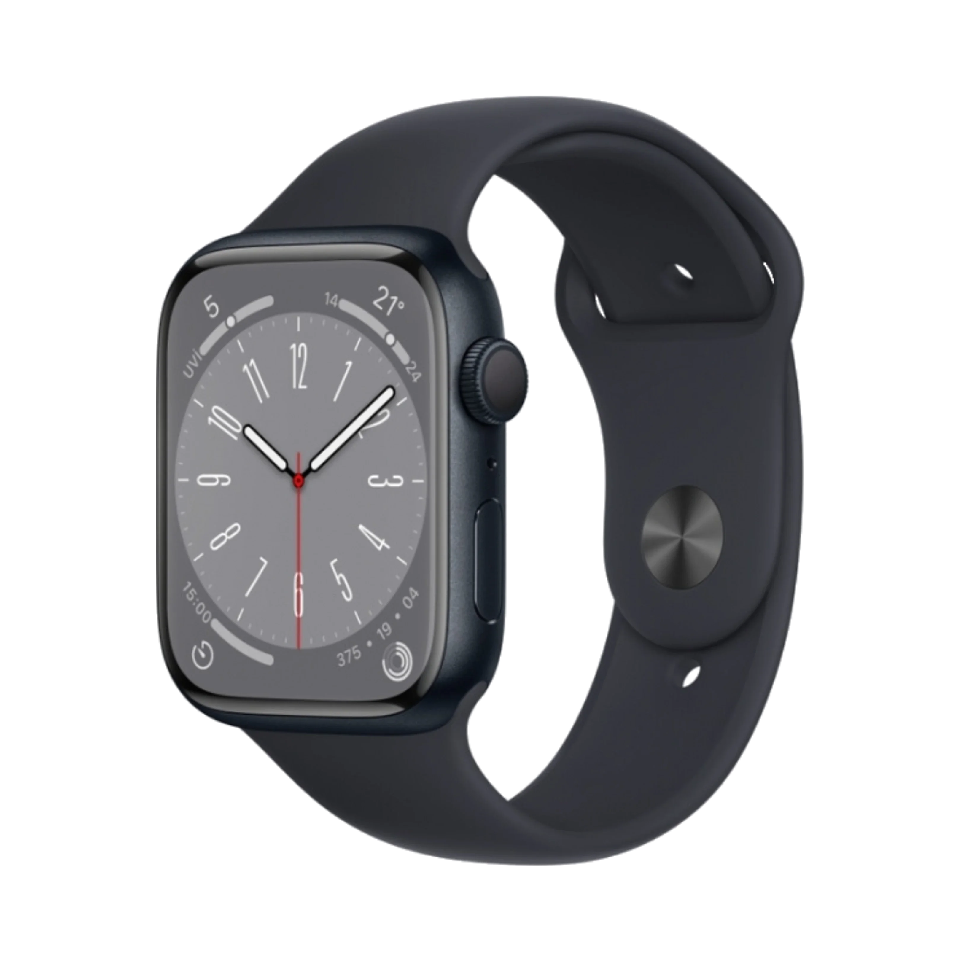 Apple Watch Series 8 - Alüminyum - 45mm - GPS - Gece yarısı