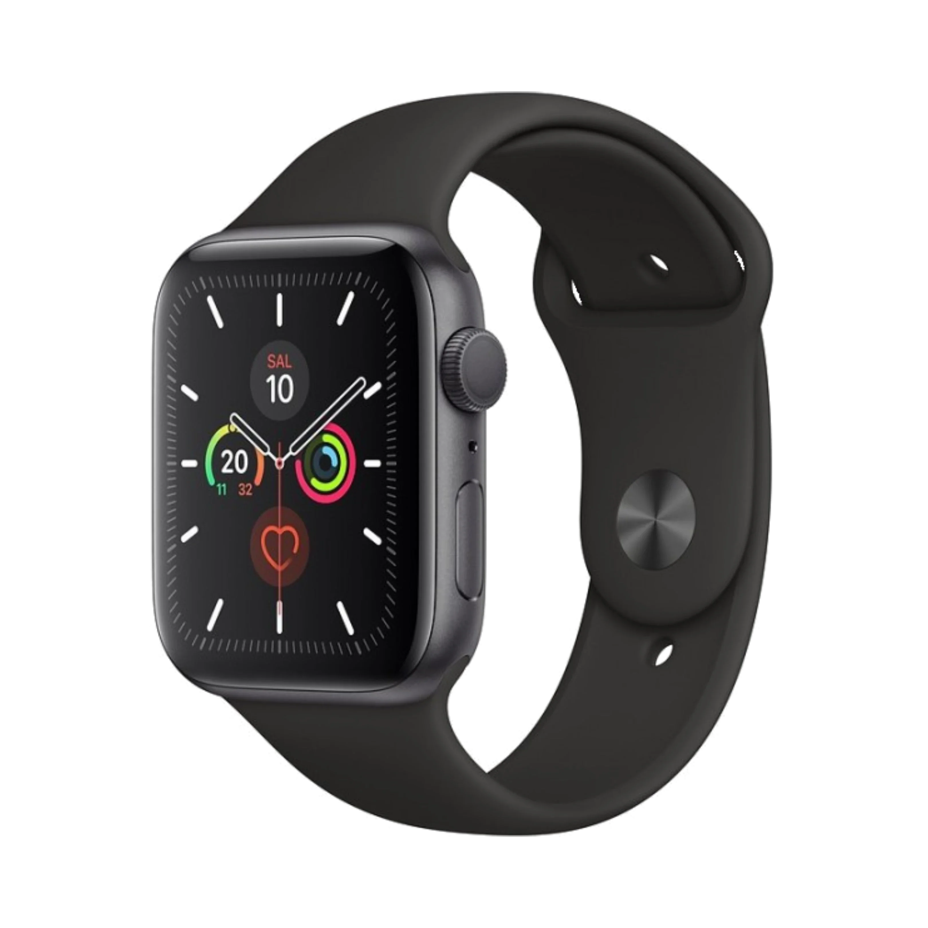 Apple Watch Series 5 - Alüminyum - 44mm - GPS - Gece yarısı