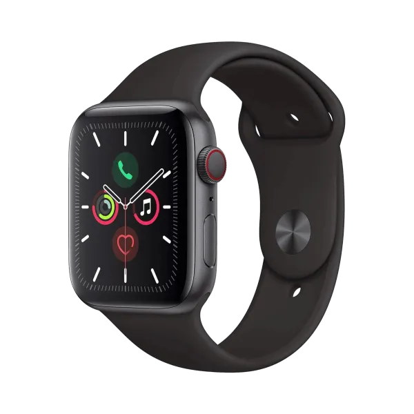 Apple Watch Series 5 - Alüminyum - 44mm - Cellular - Gece yarısı - 1