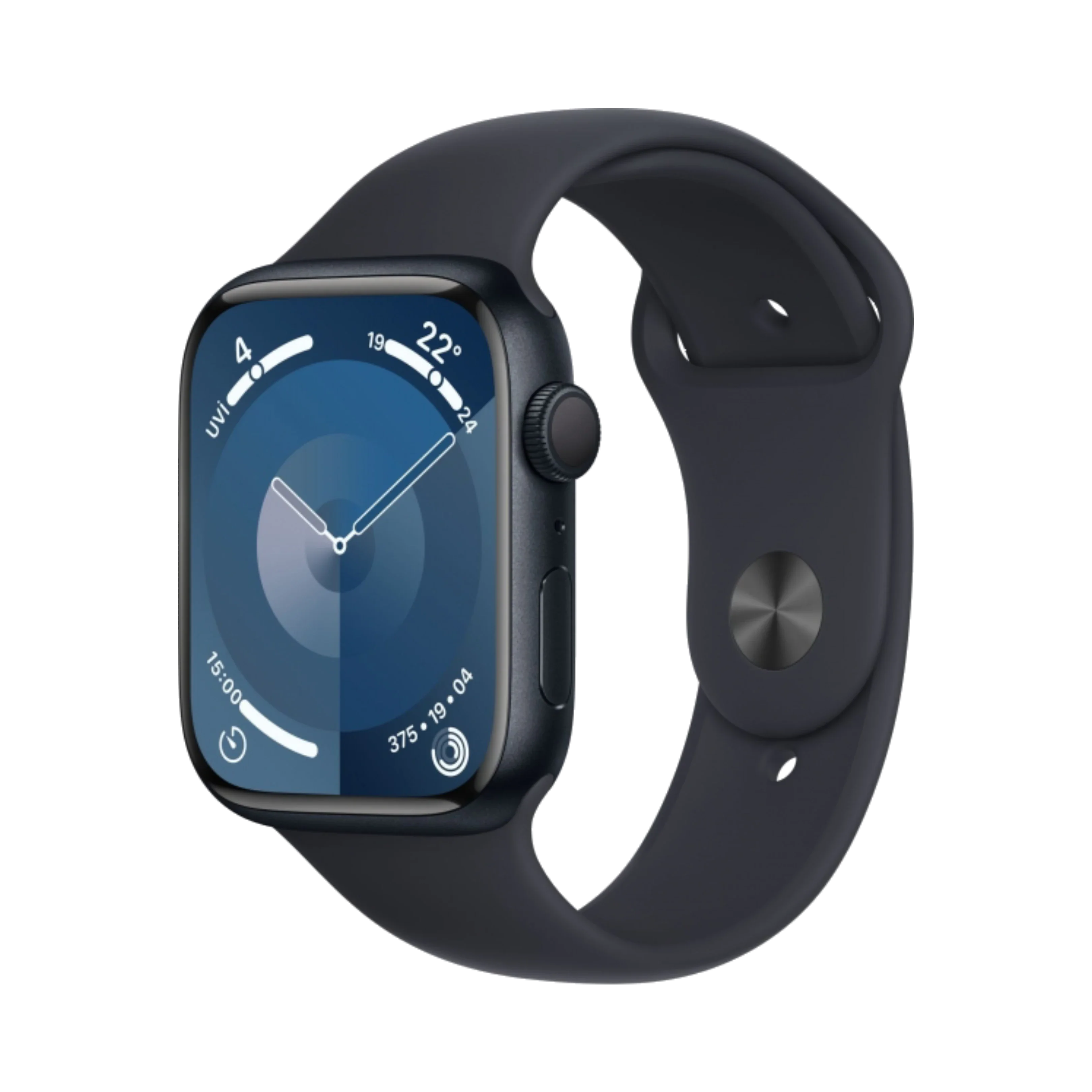 Apple Watch Series 9 - Alüminyum - 45mm - GPS - Gece yarısı