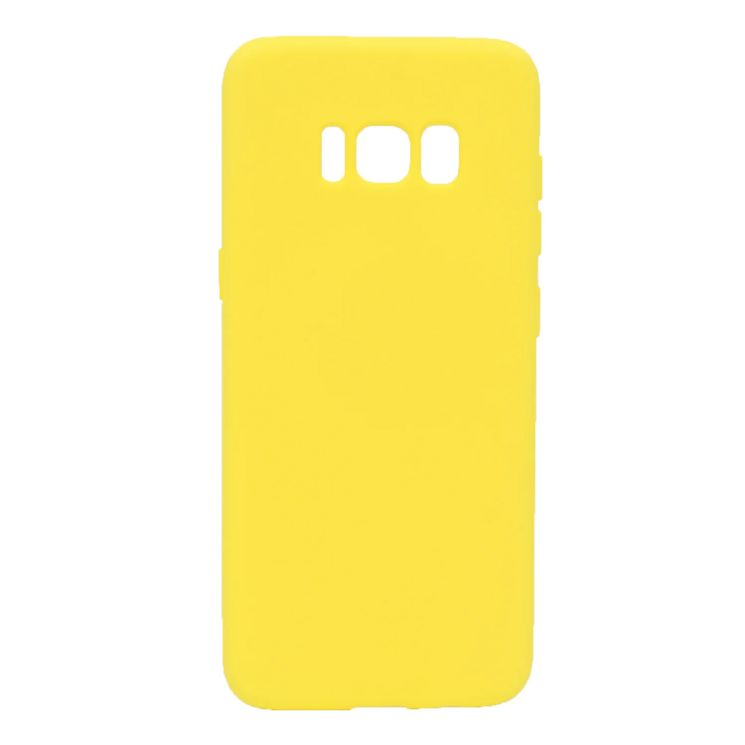 Nettech Samsung Galaxy G950 S8 Uyumlu Nano Arka Koruma Kılıf (Sarı) NT-79382
