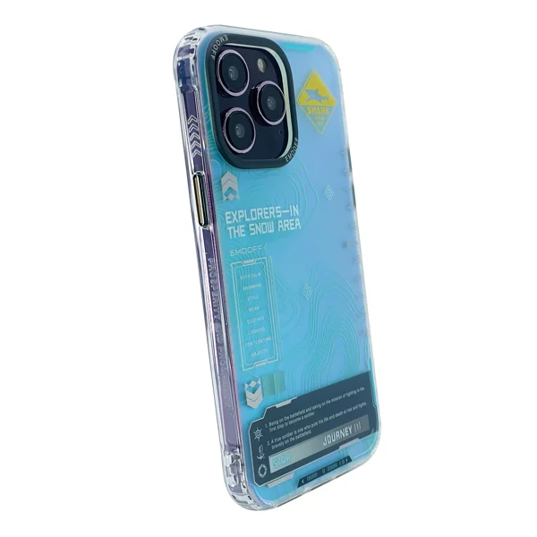 Nettech Apple iPhone 14 Pro Uyumlu Technology Metaverse Seri Arka Koruma Kılıf (Beyaz) NT-101094 - 2