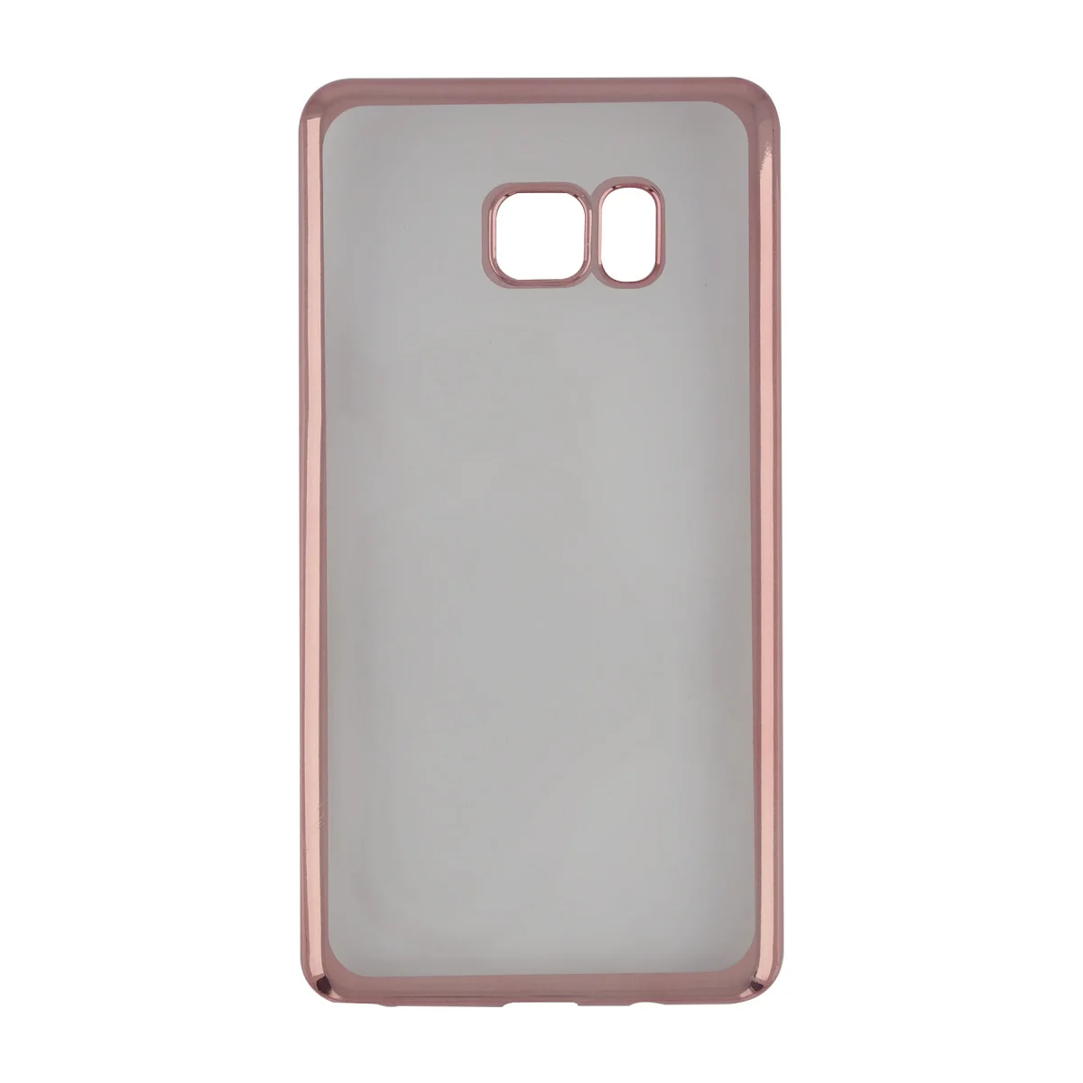 Nettech Samsung Galaxy N930 Note 7 Uyumlu Çerçeve Görünümlü Arka Koruma Kılıf (Rose Gold) VR-7891