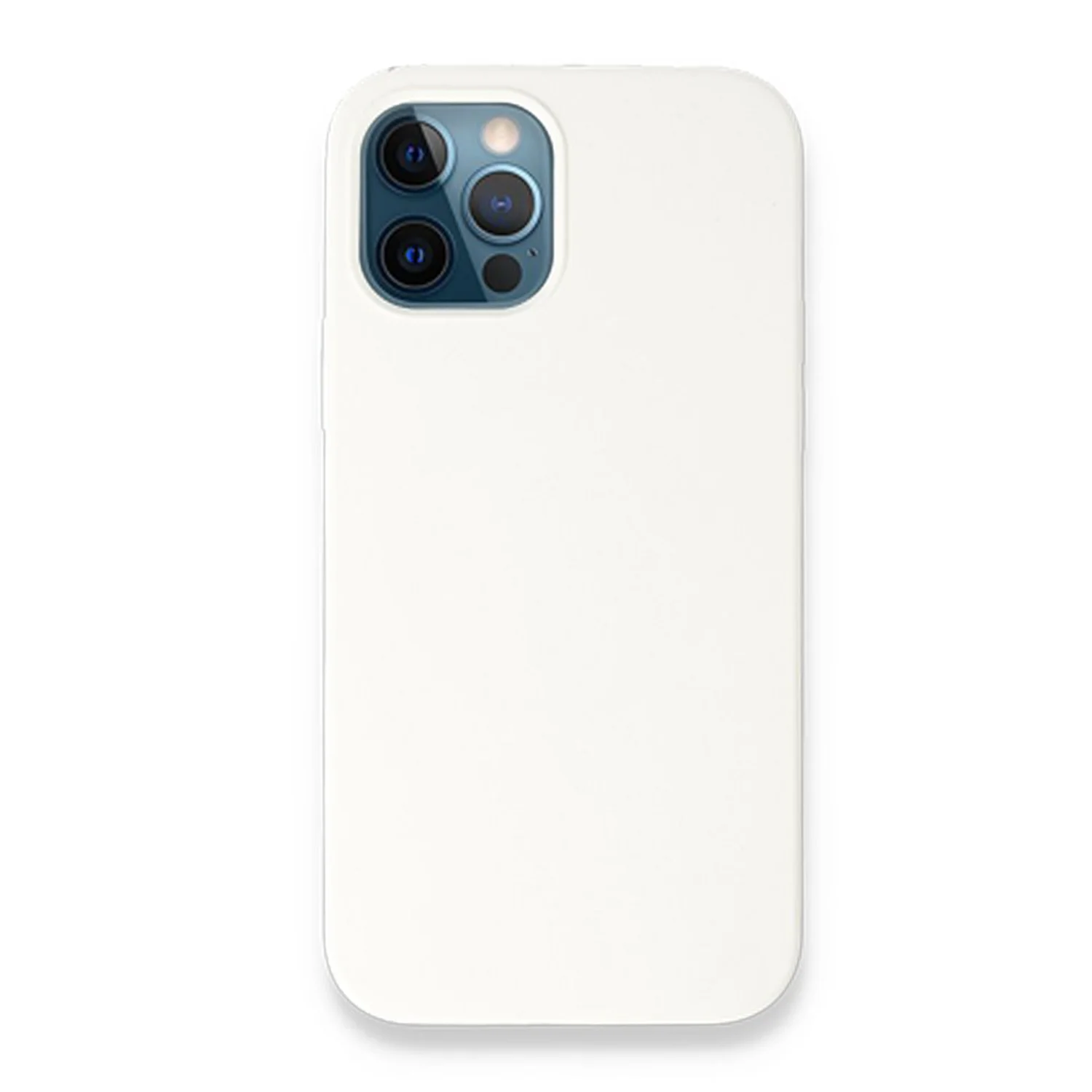 Nettech Apple iPhone 12 Pro Max Uyumlu Nano Arka Koruma Kılıf (Beyaz) NT-88140