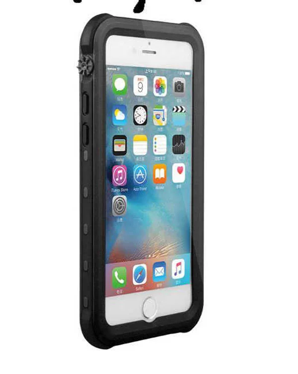 Apple iPhone 7 Plus Kılıf 1-1 Su Geçirmez Kılıf - Siyah