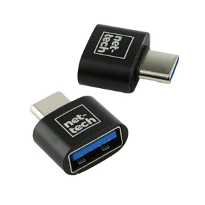 Nettech USB To Type-c Dönüştürücü (Siyah) NT-26573