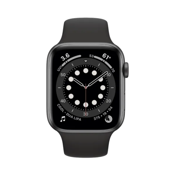 Apple Watch Series 6 - Alüminyum - 44mm - GPS - Gece yarısı